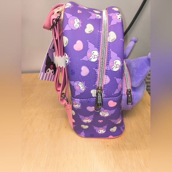 Loungefly Kuromi Plush Backpack - Picture 6 of 10